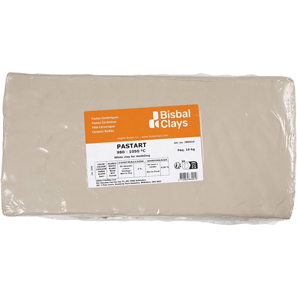 Argile blanche, 10 kg 1 boîte