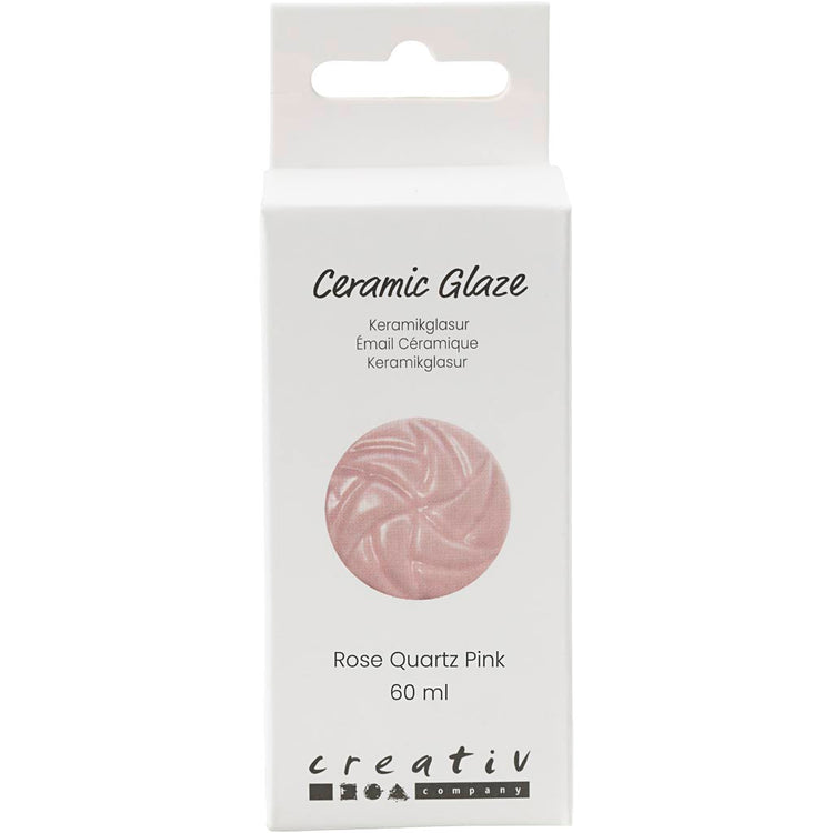 Vernis céramique Creativ company, 984-1101 °c, opaque, rose, 60 ml 1 flacon