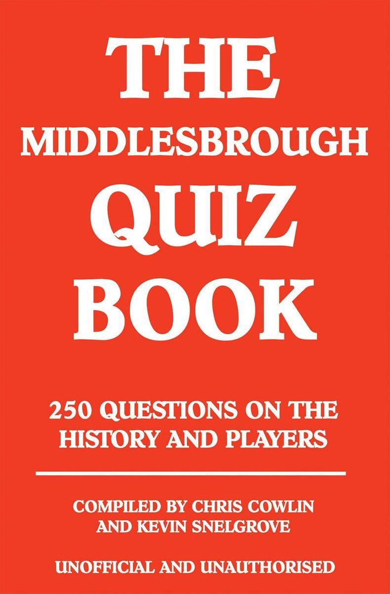 Le livre de quiz de Middlesbrough