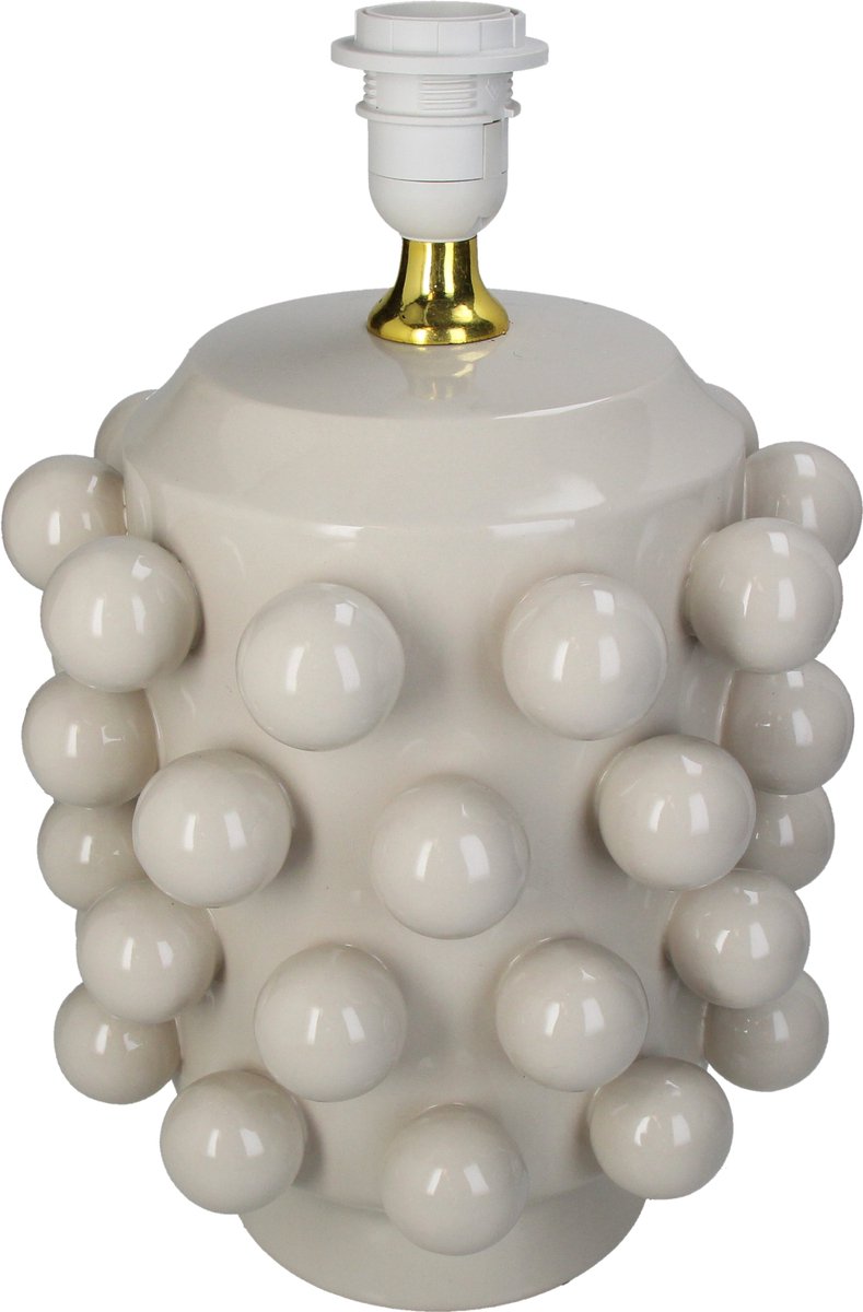 Pied de lampe collection Hd boules faïence 24x24x36,5cm
