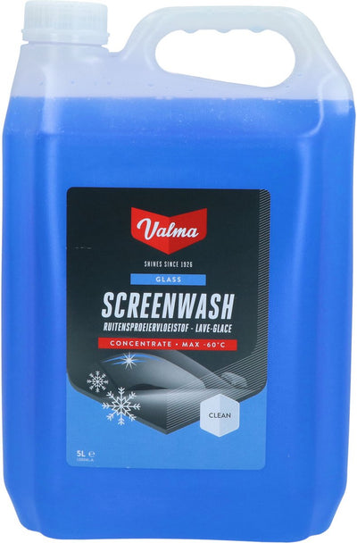 Liquide lave-glace Valma - antigel - concentré - protégé jusqu'à -45°c - 100% sans méthanol - capacité 5 litres