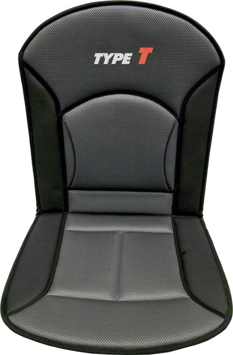 Carpoint coussin de chaise type-t 90 x 45 cm noir gris