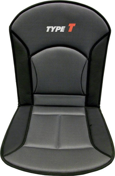 Carpoint coussin de chaise type-t 90 x 45 cm noir gris