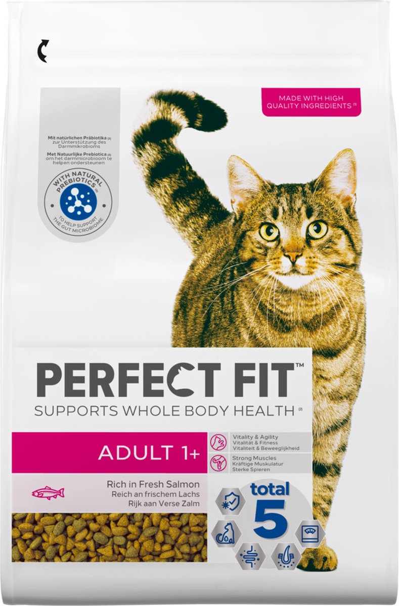 Perfect fit adulte - nourriture pour chat - saumon - 3 x 2,8 kg