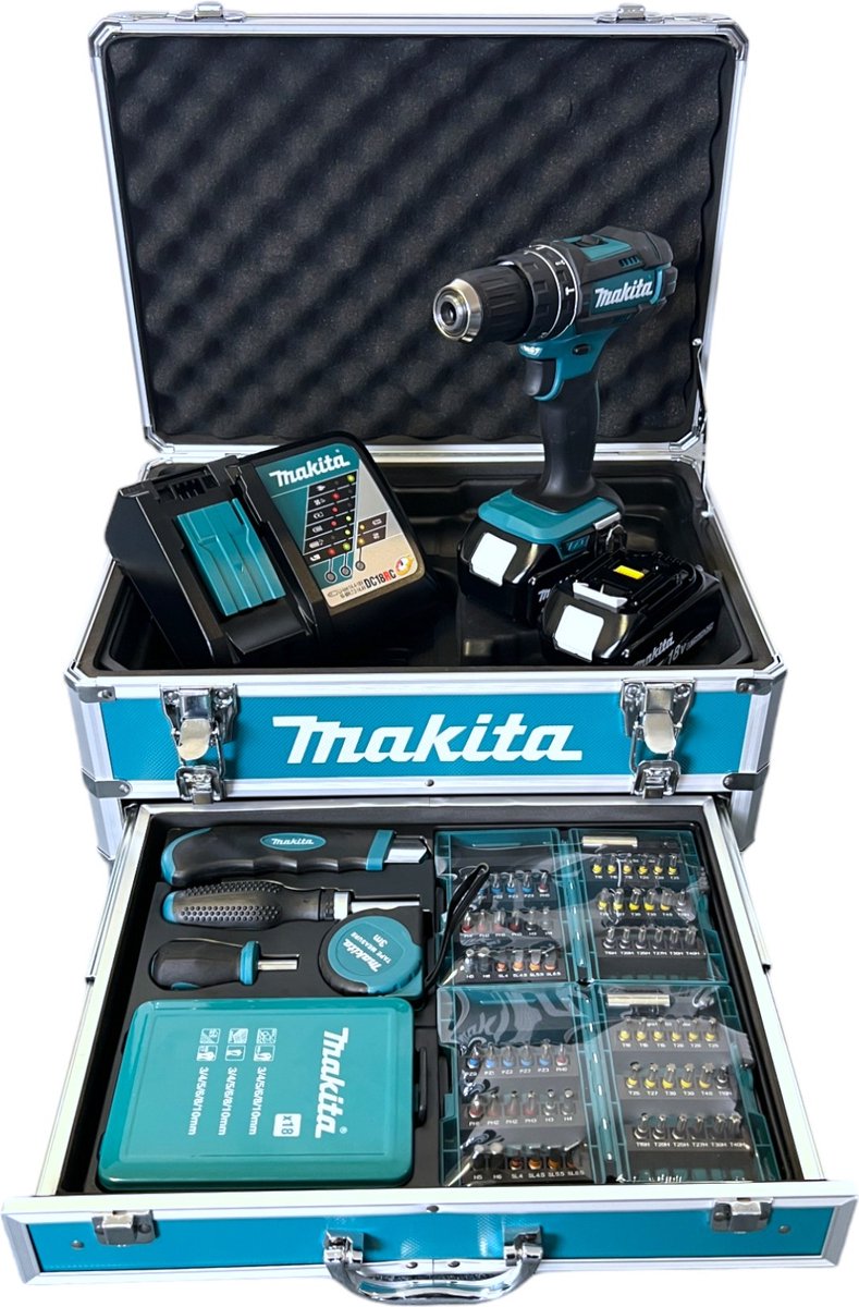 Makita dhp482rfx9 - perceuse-visseuse à percussion sans fil