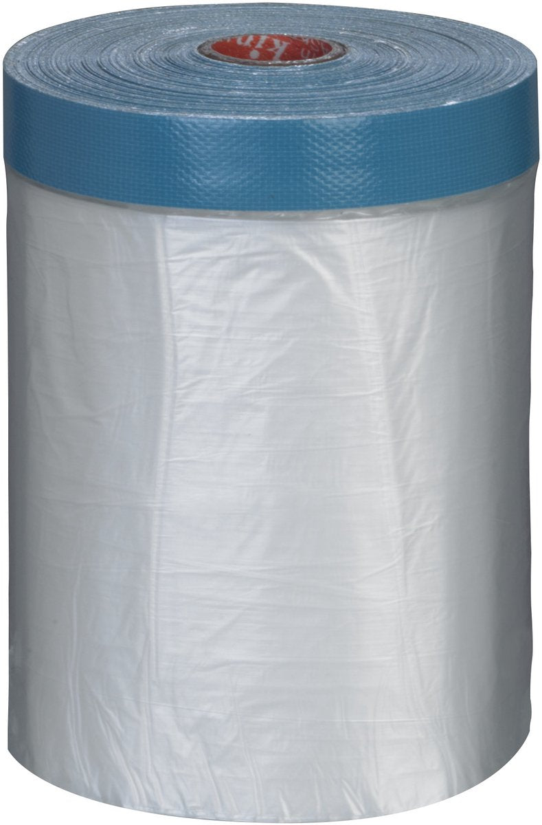 Kip 3833 - masque en tissu - bleu - 1500mmx20m - ruban de masquage textile avec couche PE pour revêtement lisse - adhésif statique pour intérieur et extérieur - résistant à des températures jusqu'à 30°c
