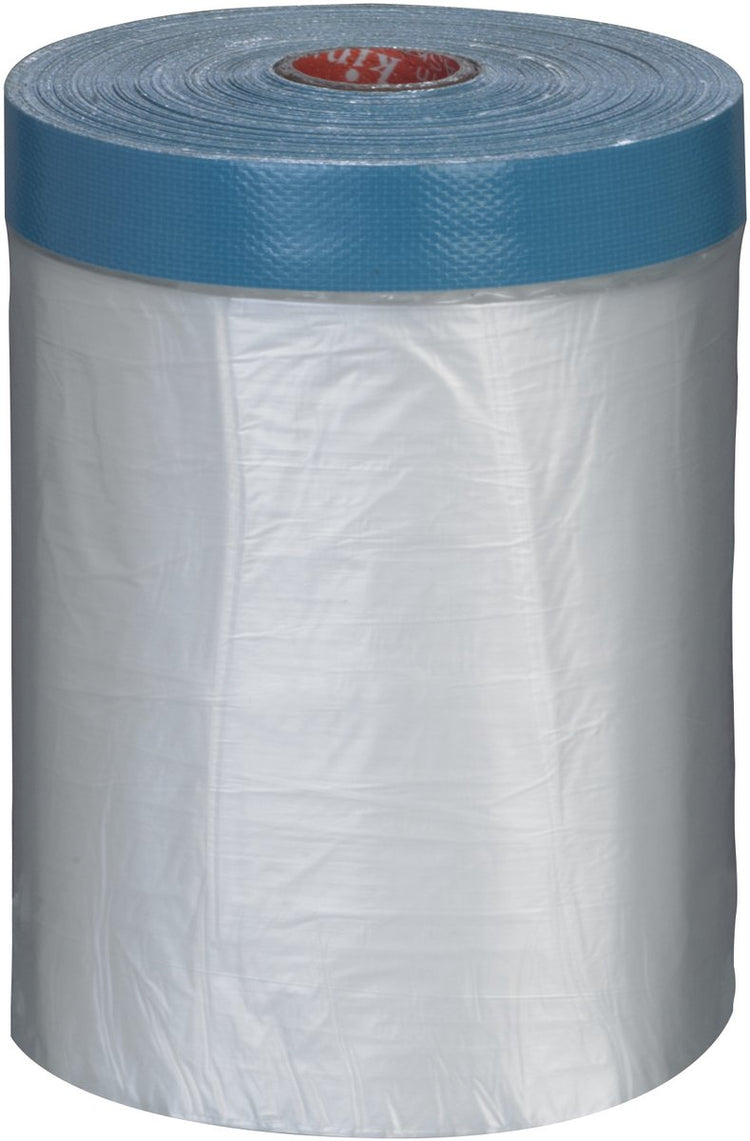 Kip 3833 - masque en tissu - bleu - 1500mmx20m - ruban de masquage textile avec couche PE pour revêtement lisse - adhésif statique pour intérieur et extérieur - résistant à des températures jusqu'à 30°c