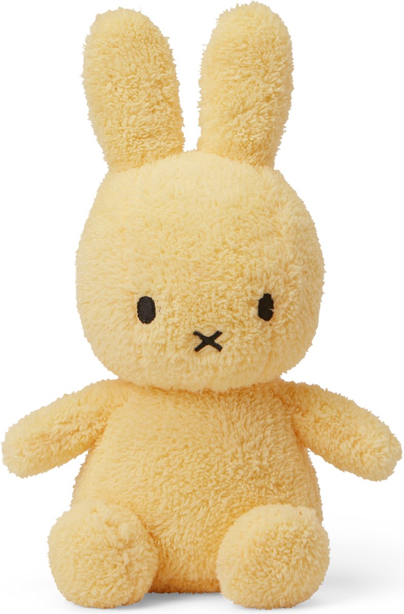 Bon ton jouets Miffy - éponge jaune clair - 23 cm