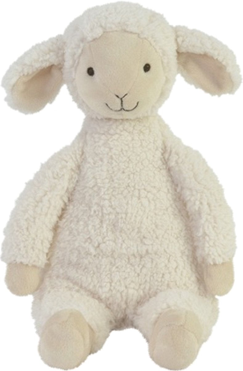 Happy horse agneau léo peluche 30cm - blanc - peluche bébé