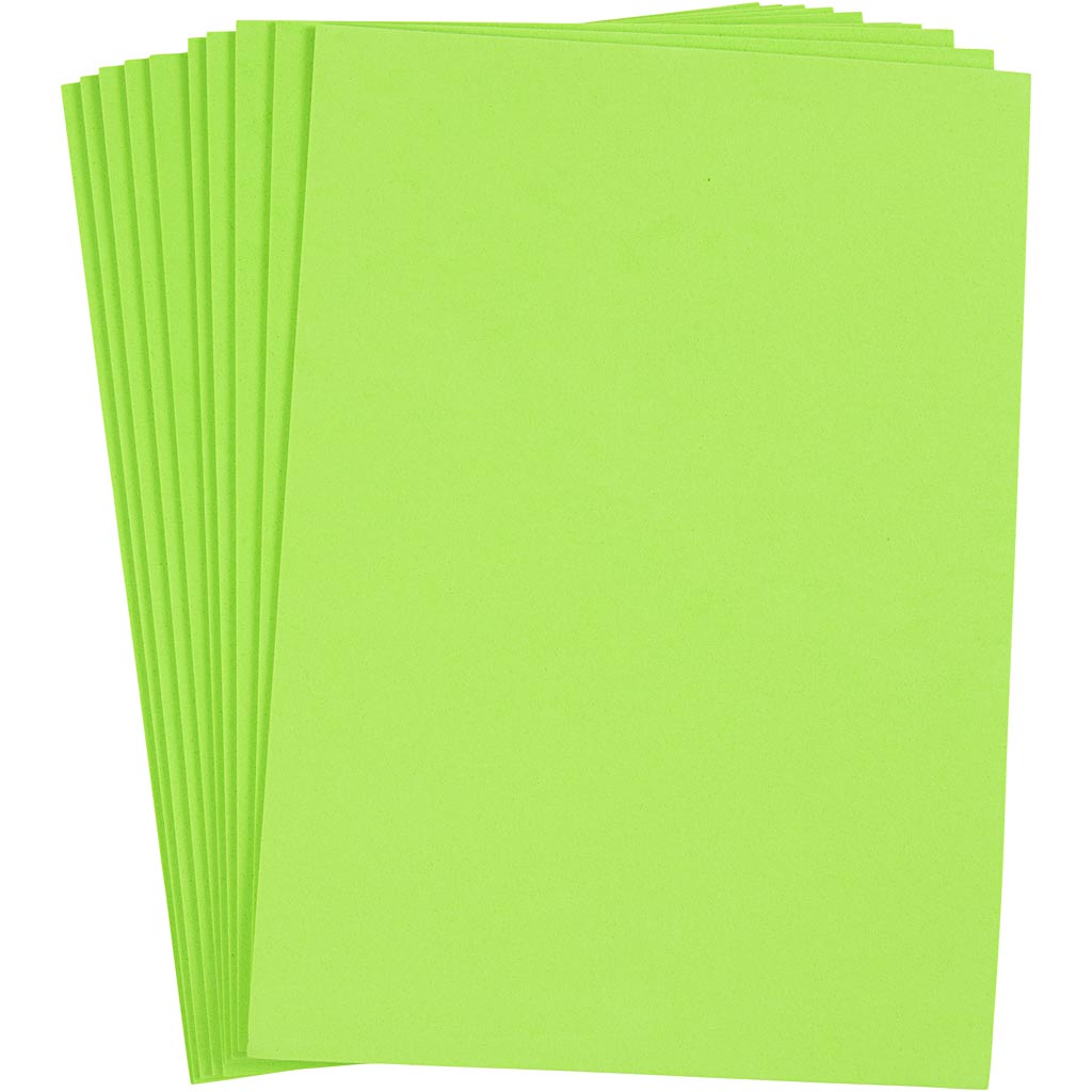 Creativ Company Eva Foam Sheets Light Green A4, 10st.