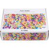 Creativ company Autocollants en mousse, émojis, formes géométriques, lettres et chiffres, autocollants, taille 10-40 mm, env. 2460 div, différentes couleurs, 2640 pièces 1 boîte