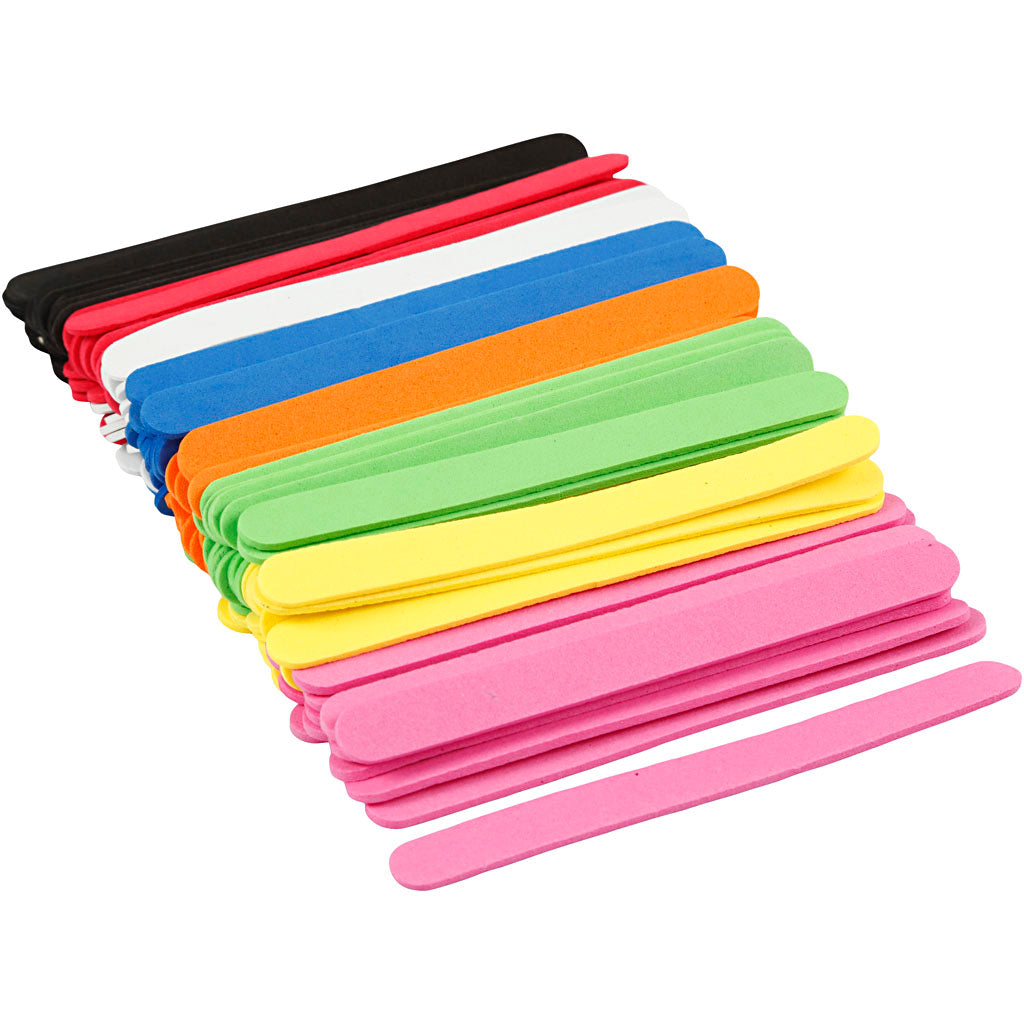 Eva mousse de crème glacée bâtons couleur, 120st.