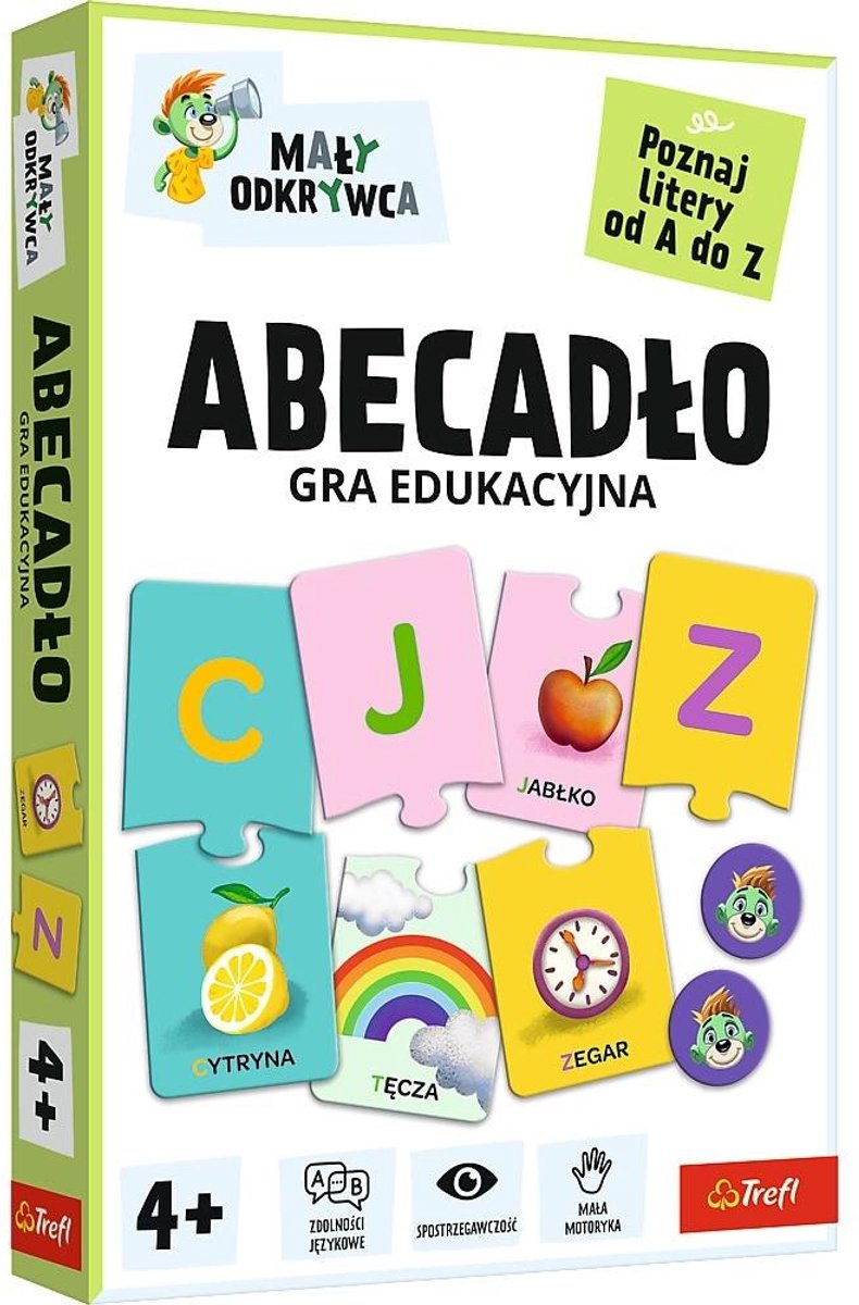 Trefl abecadło gra edukacyjna - jeu éducatif abecadło