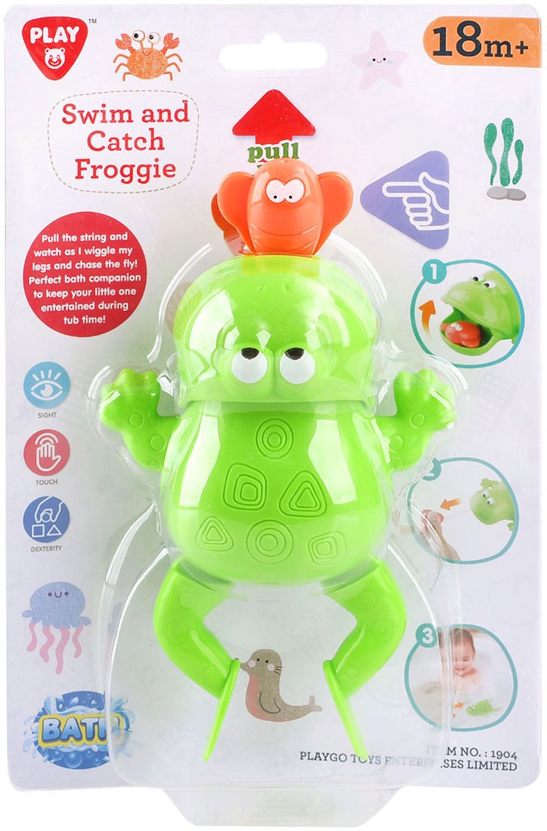 Jouez à Bath Toy Catch and Swim Frog, 2dlg.