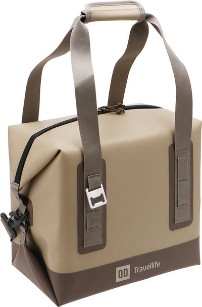 Sac isotherme Travellife Freja 17l beige - Tissu imperméable et anti-UV - reste au frais pendant 6 heures - pliable de manière compacte