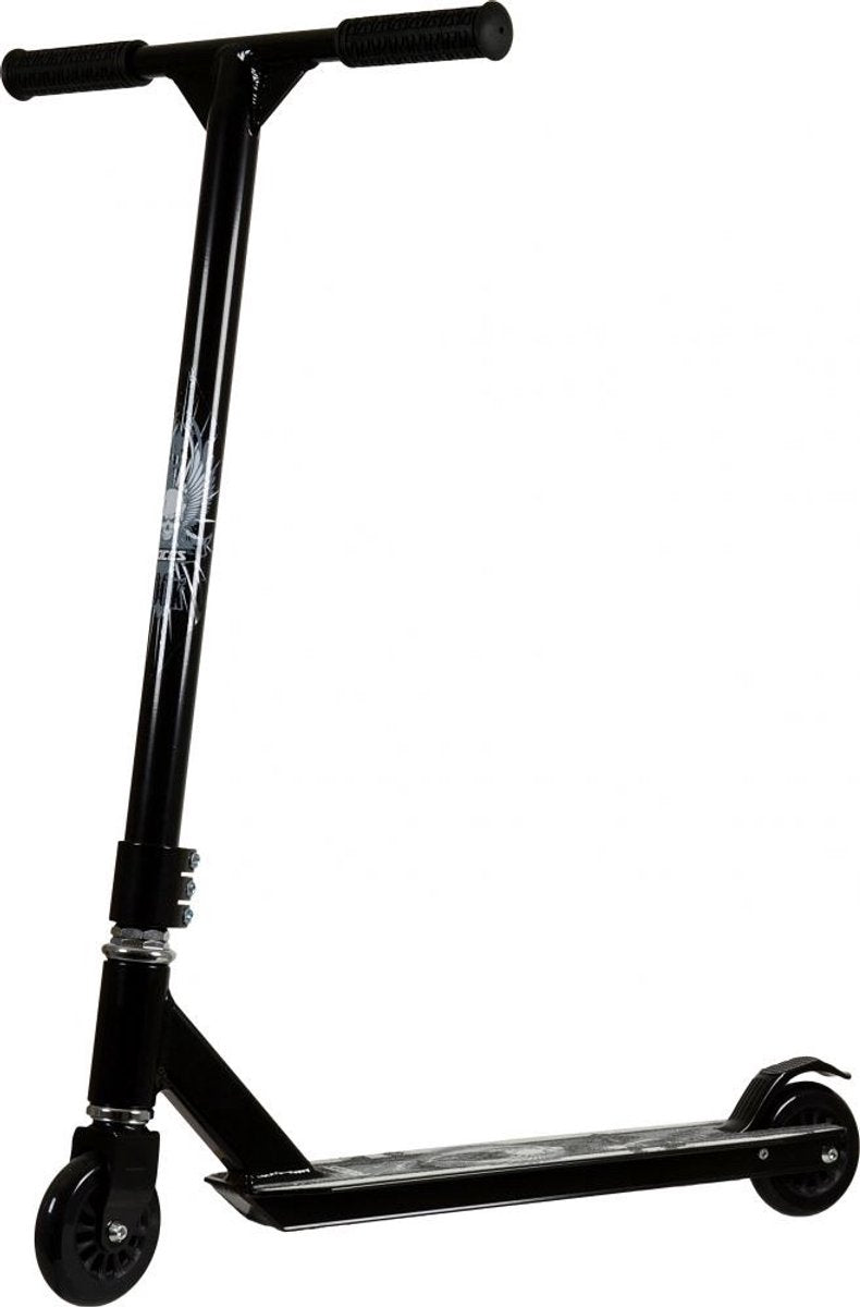 Roces kok stunt scooter débutant - trottinette freestyle pour enfants - roues 100 mm - plateau en aluminium solide - trottinette skate park pro - noir gris
