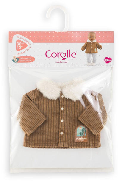 Veste en velours Corolle petit explorateur - 30cm