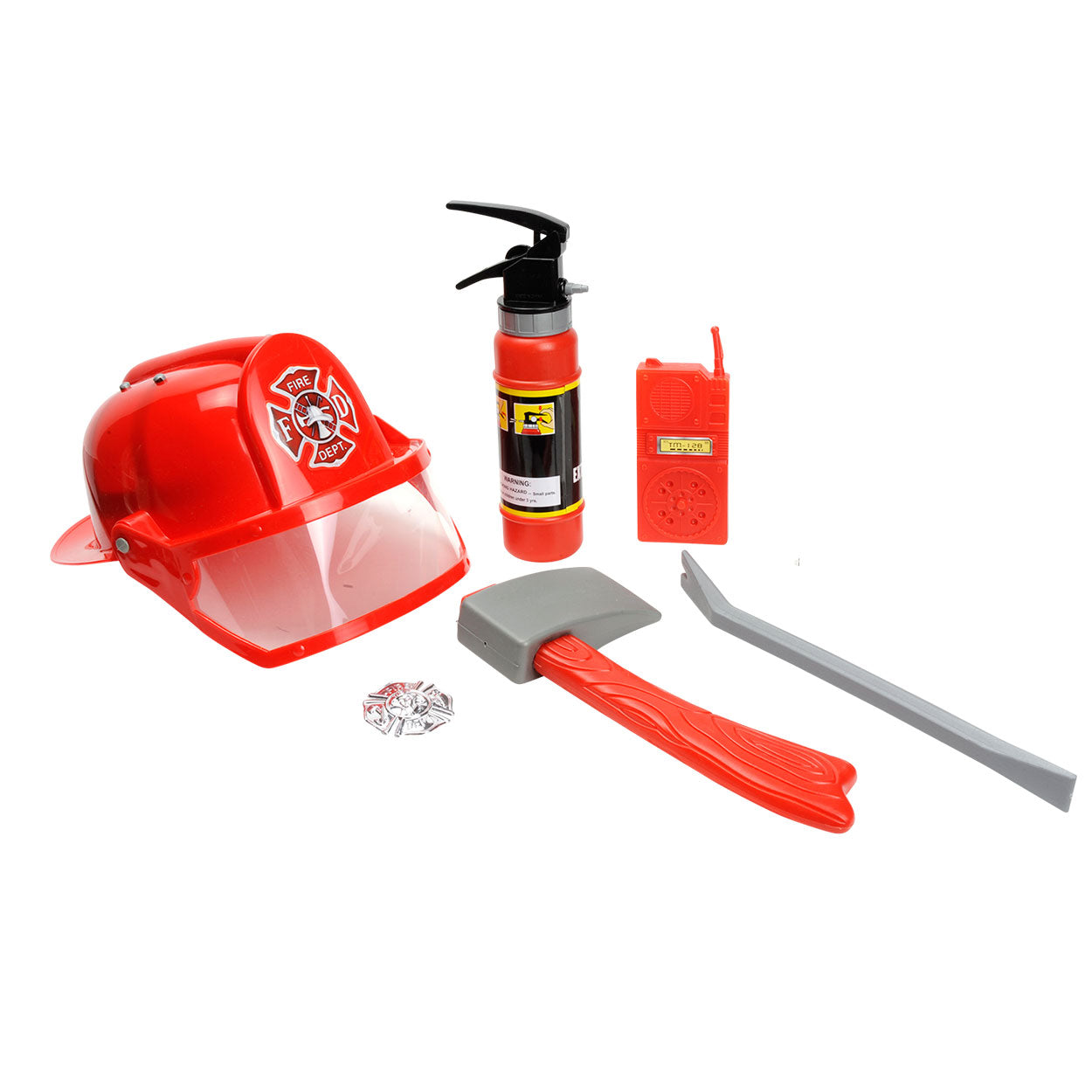 Brigade de pompiers set de luxe avec casque