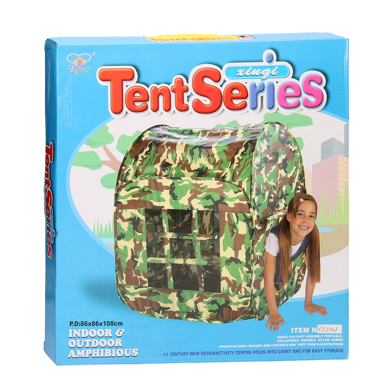 Jouer au camouflage de la tente