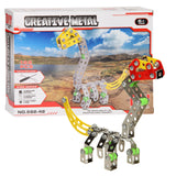Construction Set Metal Dino, 122 DLG. - afbeelding 1