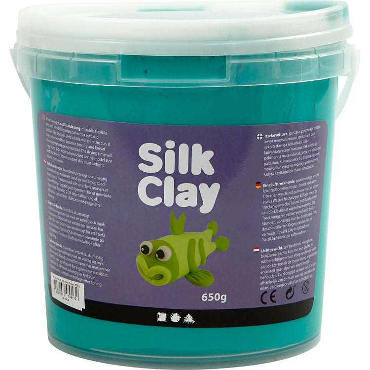 Argile Silk ®, verte, 650 gr 1 seau