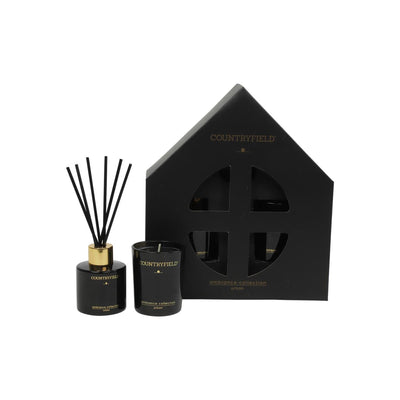 Coffret cadeau urbain Countryfield noir 19,5x6,5x22cm