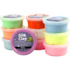 Couleurs vives sur l'argile en soie, 10x40gr