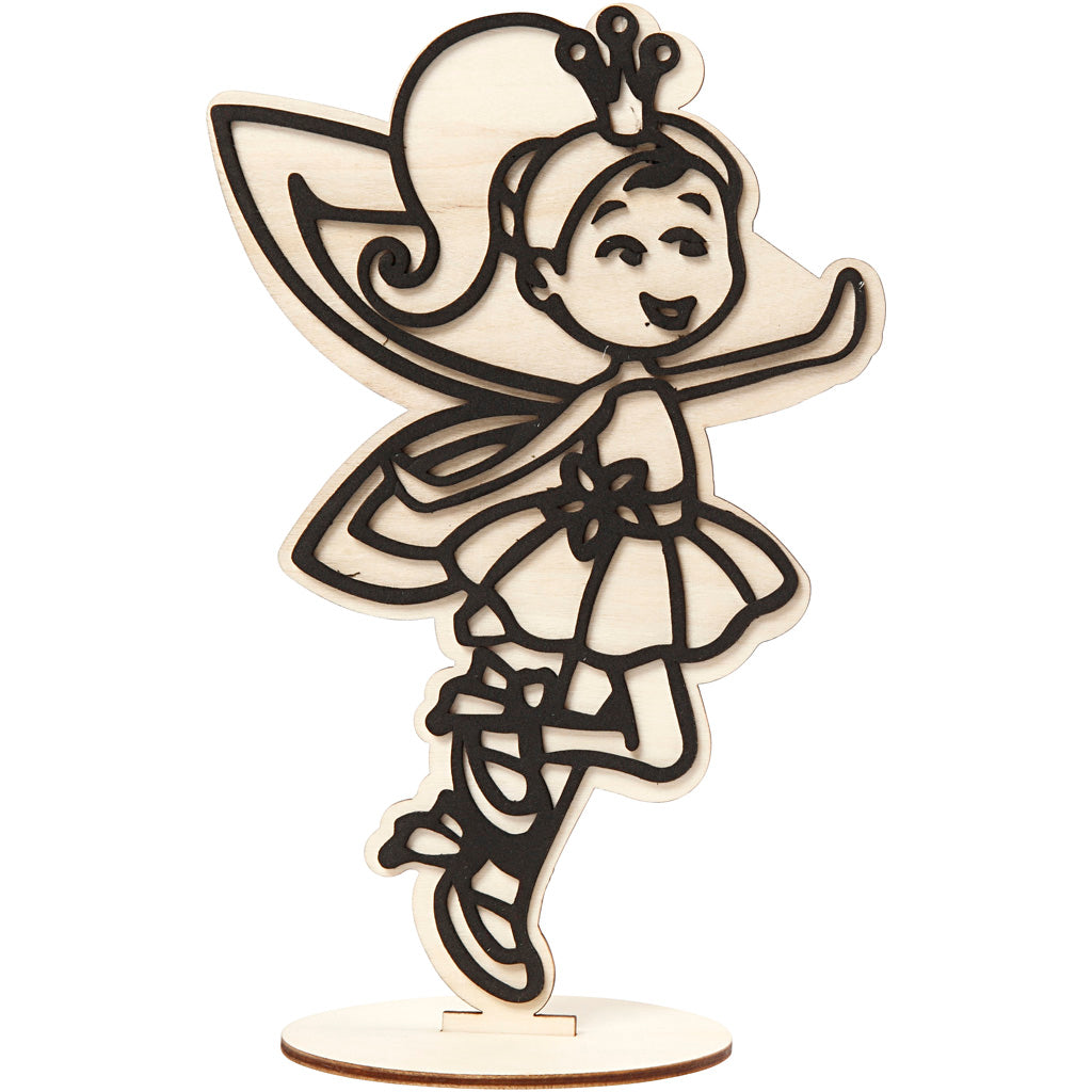Figurine Creativ Company pour la décoration, fée, h : 21 cm, 1 pièce