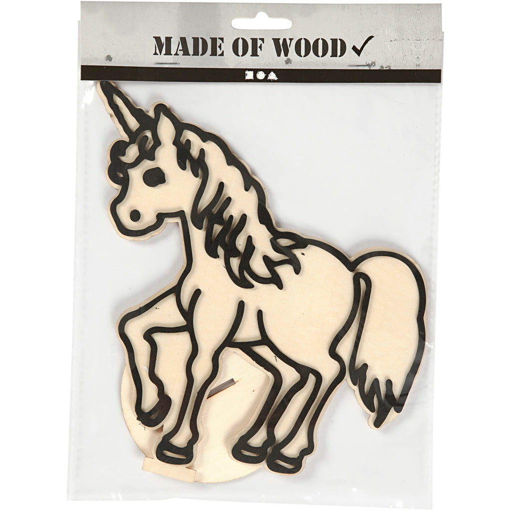 Figurine Creativ Company pour la décoration, licorne, h : 19 cm, 1 pièce
