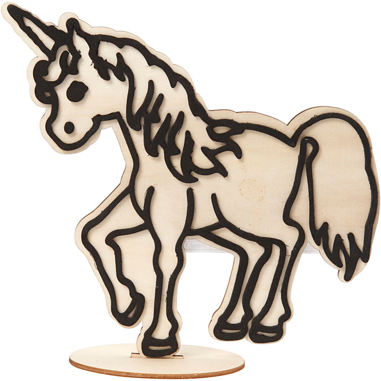 Figurine Creativ Company pour la décoration, licorne, h : 19 cm, 1 pièce