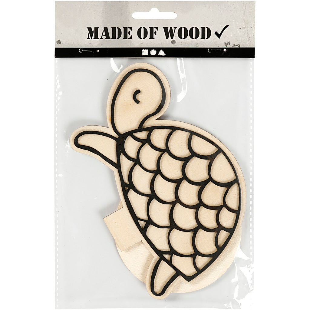 Figurine Creativ Company pour la décoration, tortue, h : 10 cm, 1 pièce