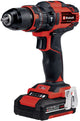 Perceuse-visseuse à percussion sans fil Einhell te-cd 18 40 li-i +64 kit - power x-change - 18 v li-ion - avec fonction impact - 40 nm - 2 vitesses - max. 24 000 courses min - incl. 1x batterie 2,0 Ah, accessoires de chargeur
