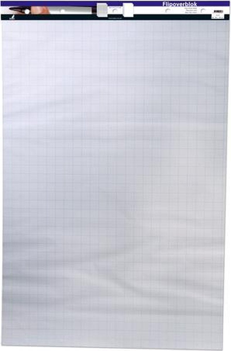 Bloc de paperboard Kangaro - diamant vierge - 65x100cm - avec micro perforation - 50 feuilles - double face - 65100