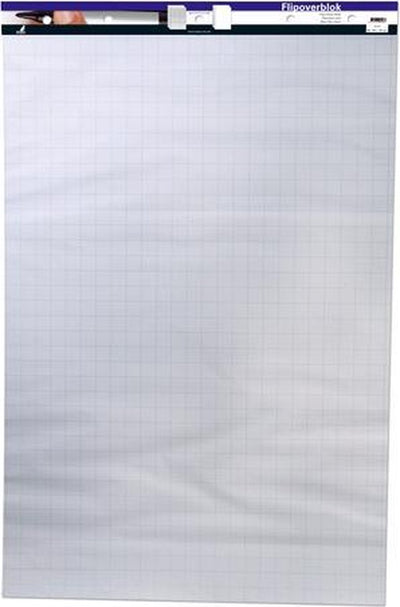 Bloc de paperboard Kangaro - diamant vierge - 65x100cm - avec micro perforation - 50 feuilles - double face - 65100