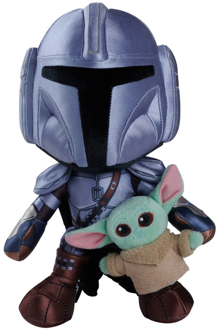 Peluche Simba Toys - Disney Simba Toys Peluche Disney - Peluche - Star Wars Mandalorian avec mini grogu