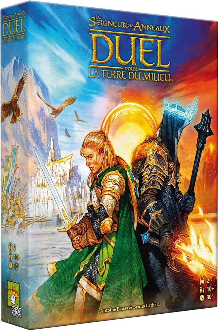 Asmodee le seigneur des anneaux™ : duel pour la terre du milieu, jeu de cartes, 10 ans, 30 min, 30 min