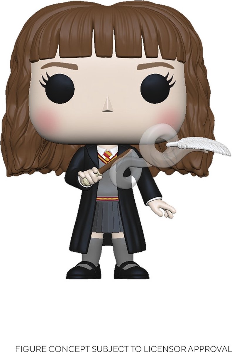 Funko Harry Potter-pop! films figurine de collection en vinyle Hermione avec plume 9 cm - multicolore