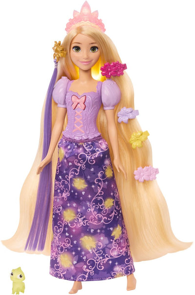Mattel Disney Princess Luminous Hair Raiponce Fashion Doll - Jouet de poupée de mode cheveux magiques