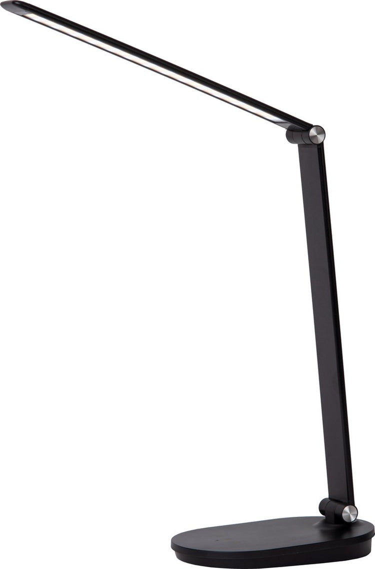 Lucide aldwin - lampe de bureau - led dimmable - cct - 1x8w 2800k 6500k - noir