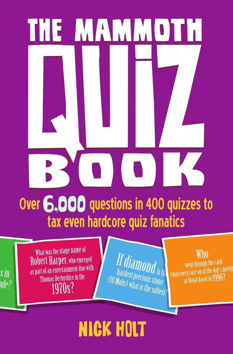 Le livre de quiz gigantesque
