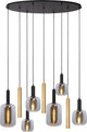 Lucide joanet - suspension - 2xe27 - laiton