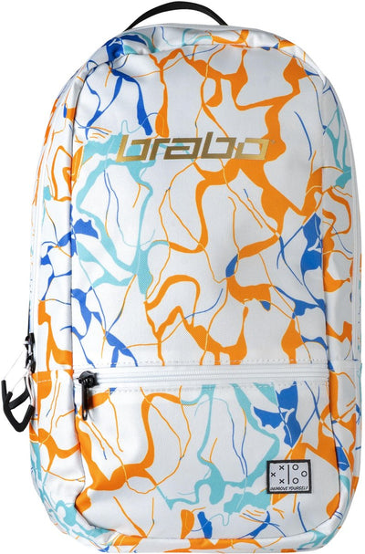 Brabo - sac à dos fun marbre blanc - sac à dos de hockey - blanc