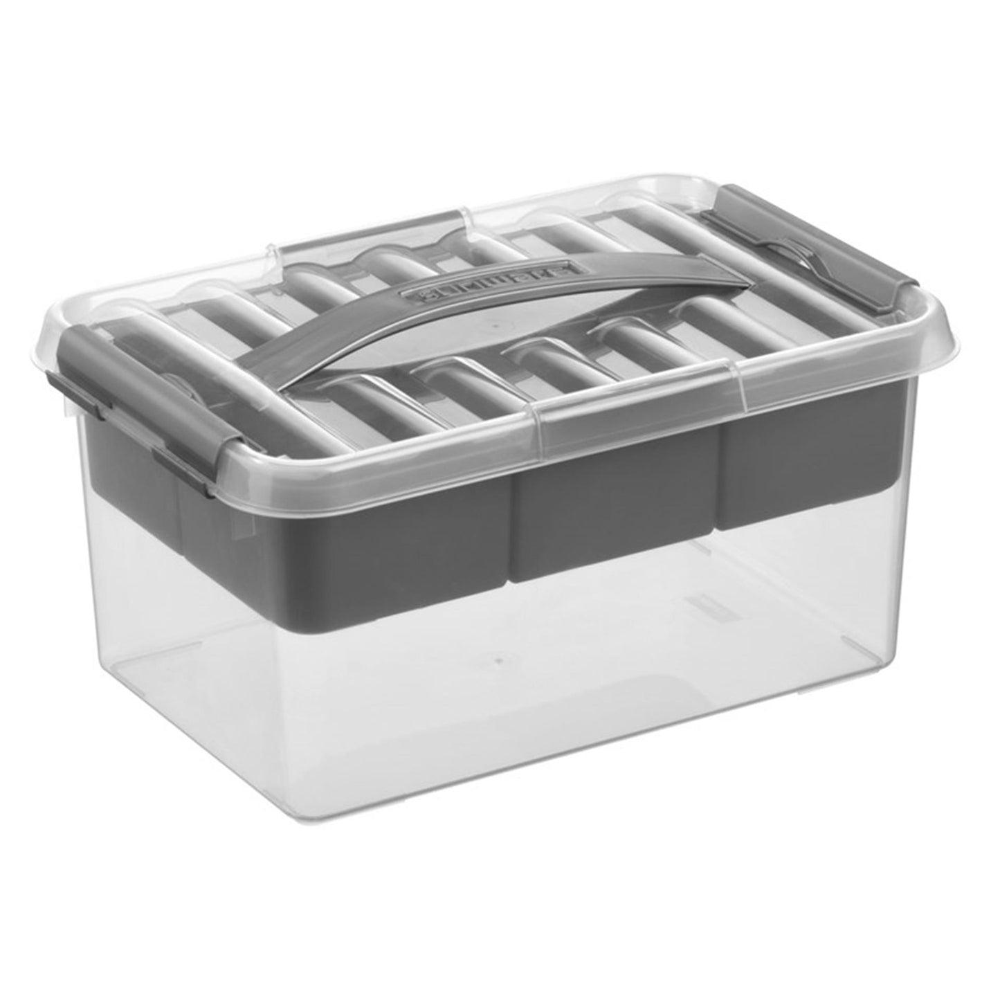 Sunware Sunware Q-line Box de rangement avec déploiement 6l Grey transparent