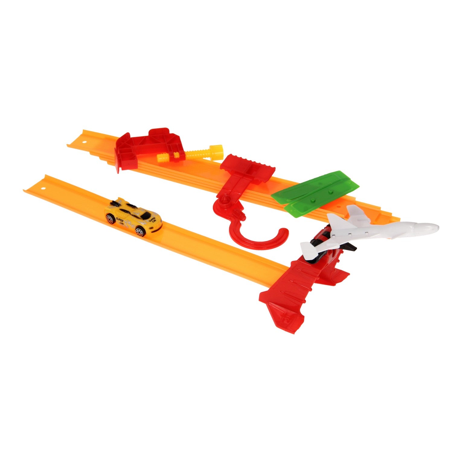 Rampe de lancement de table avec avion