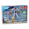 Jeu de construction Titan Heroes - Bleu Espace - 84 pcs.