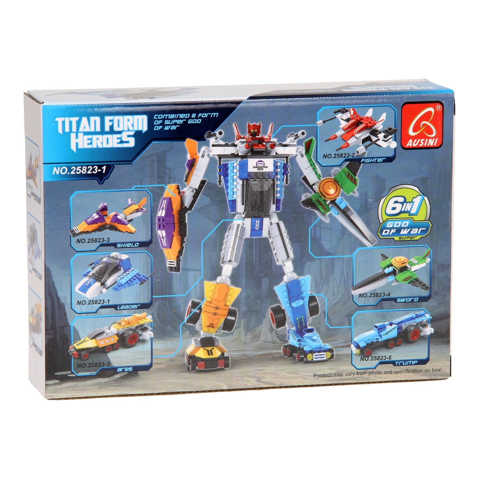 Jeu de construction Titan Heroes - Bleu Espace - 84 pcs.