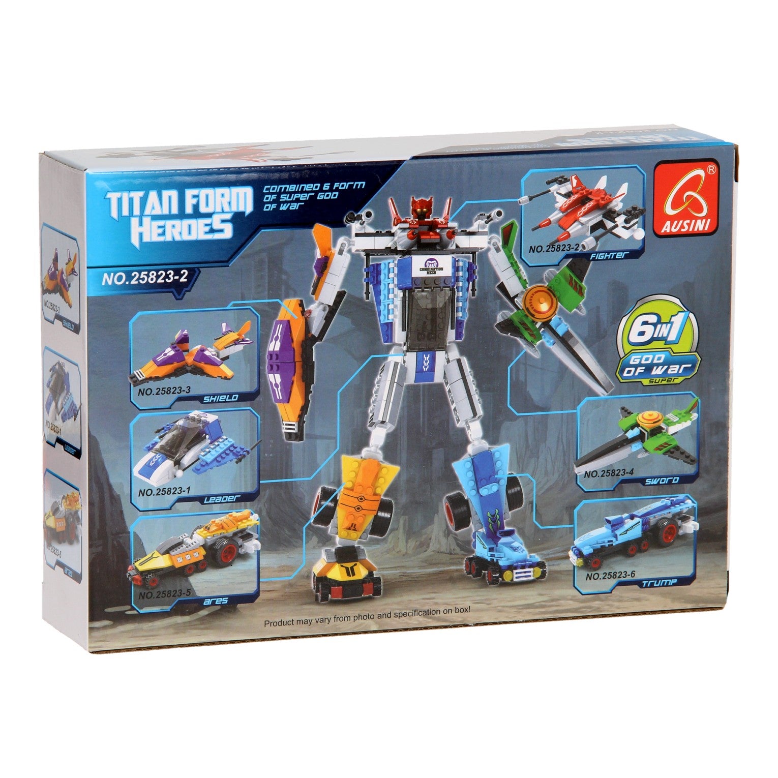 Jeu de construction Titan Heroes - Space Red - 73 pièces.