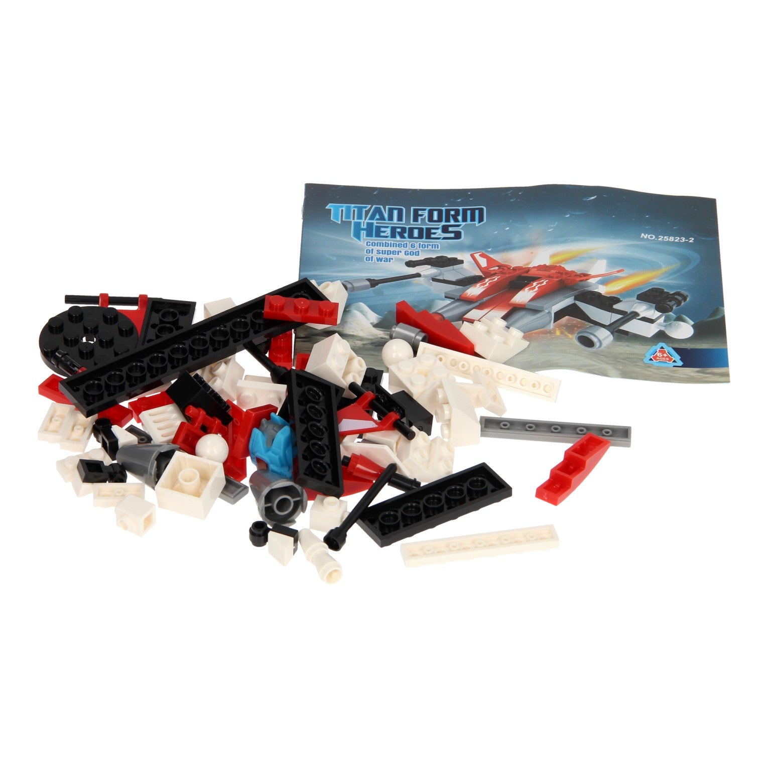 Jeu de construction Titan Heroes - Space Red - 73 pièces.