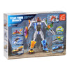 Ensemble de construction Lobbes Titan Heroes - Space Orange - 49 pièces.