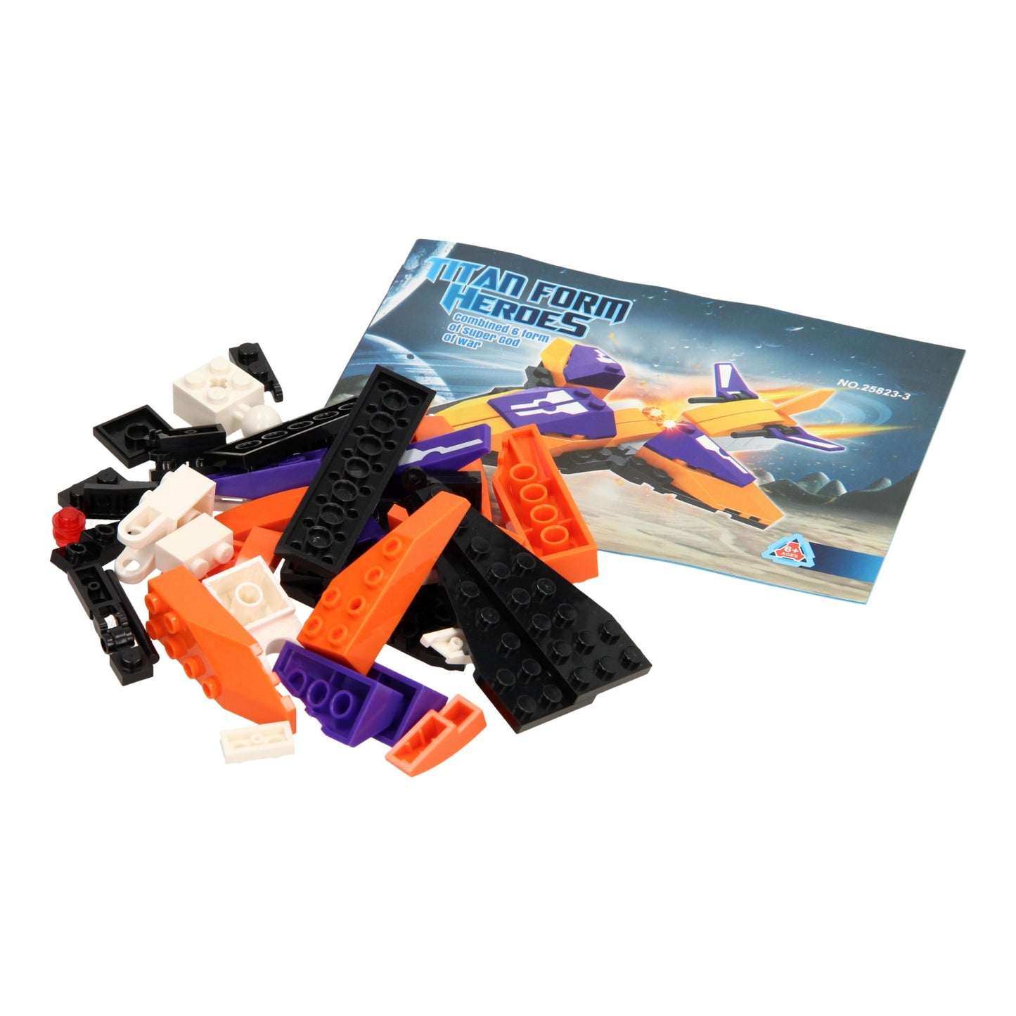 Jeu de construction Titan Heroes - Space Orange - 49 pcs.